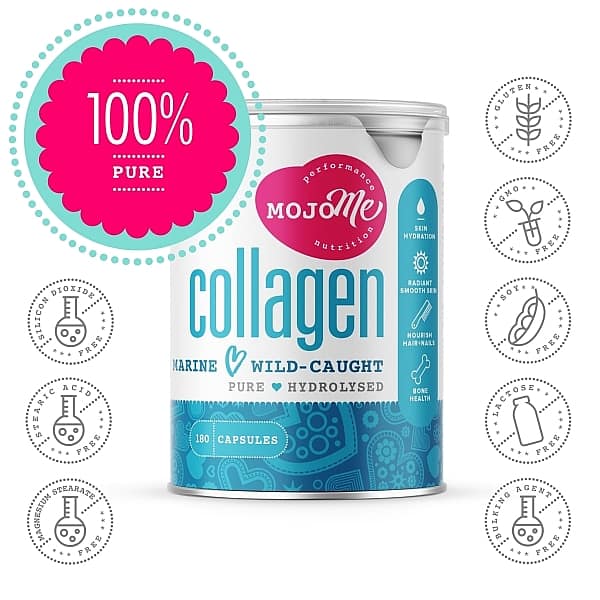 MojoMe Marine Collagen Capsules 180