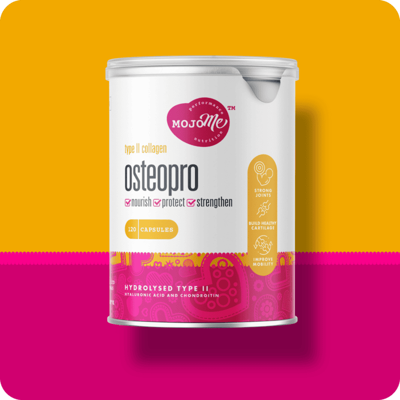 MojoMe OsteoPro Type II Collagen Powder (Chicken Collagen) With Hyaluronic Acid and Chondroitin