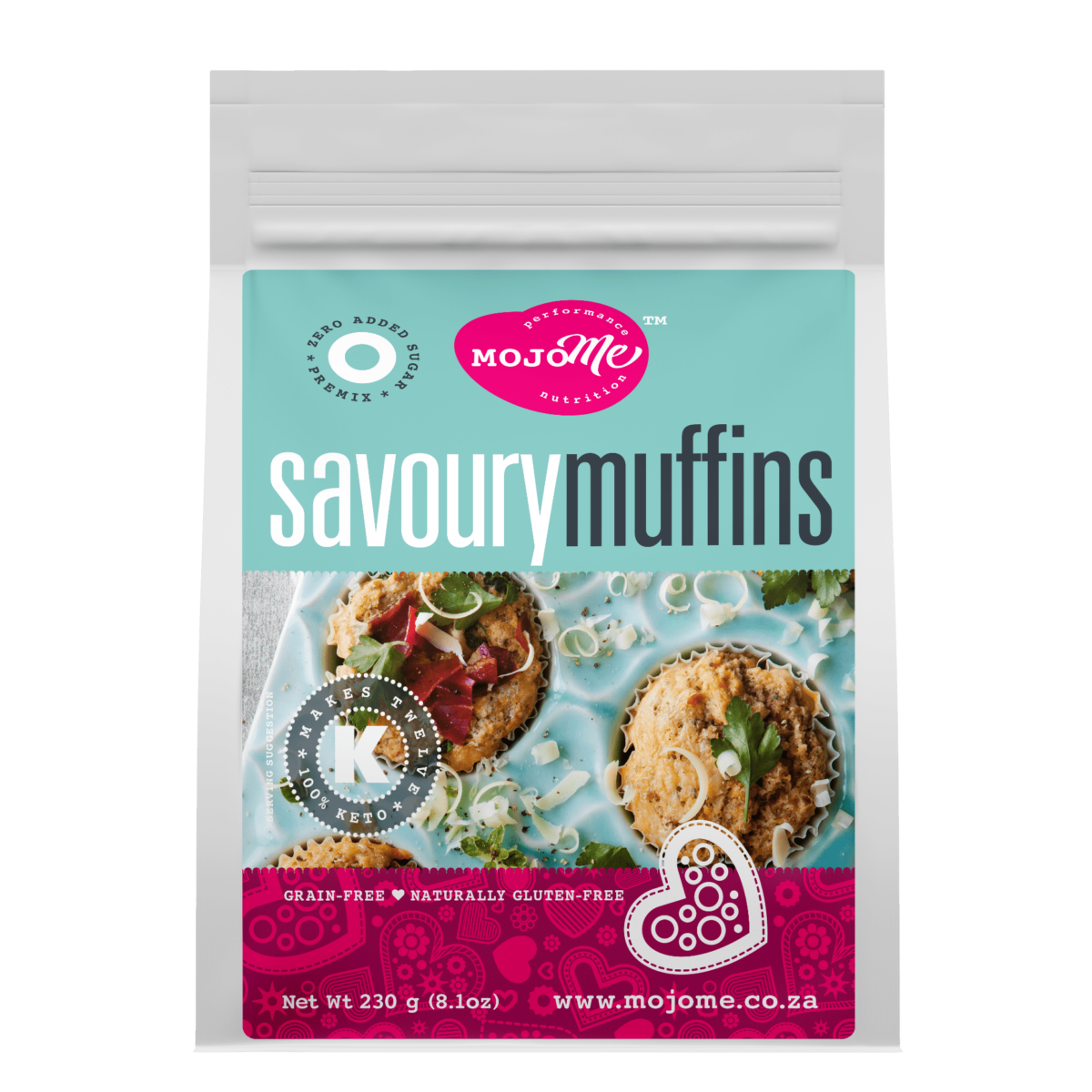 MojoMe Low-Carb Savoury Muffins 230g