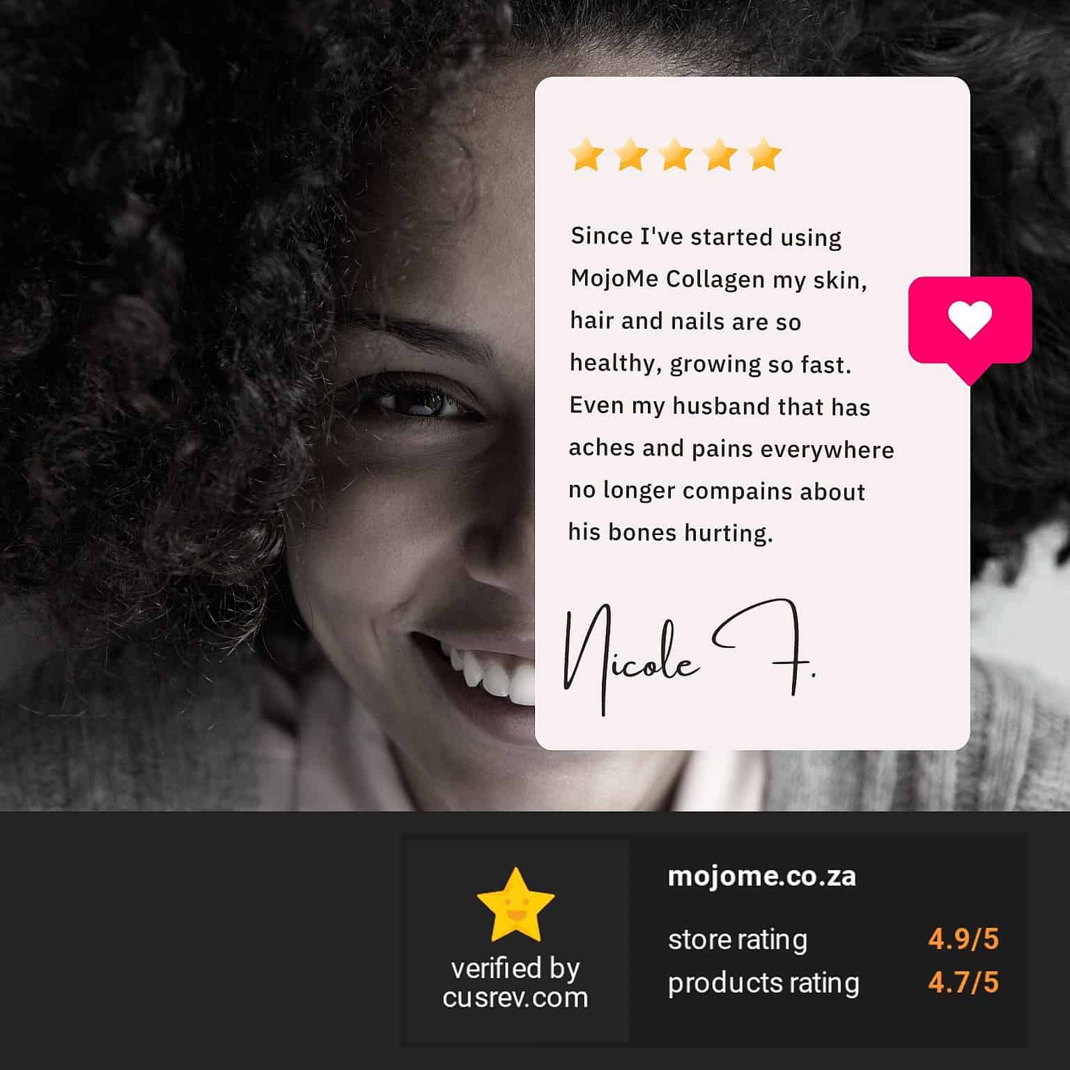 MojoMe Pure Collagen Customer Reviews