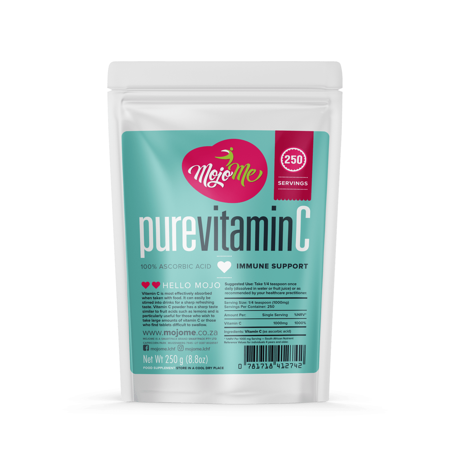 MojoMe 100% Pure Vitamin C Powder